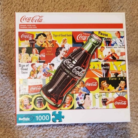 Coca cola 1000 piece puzzle - Picture 1 of 2